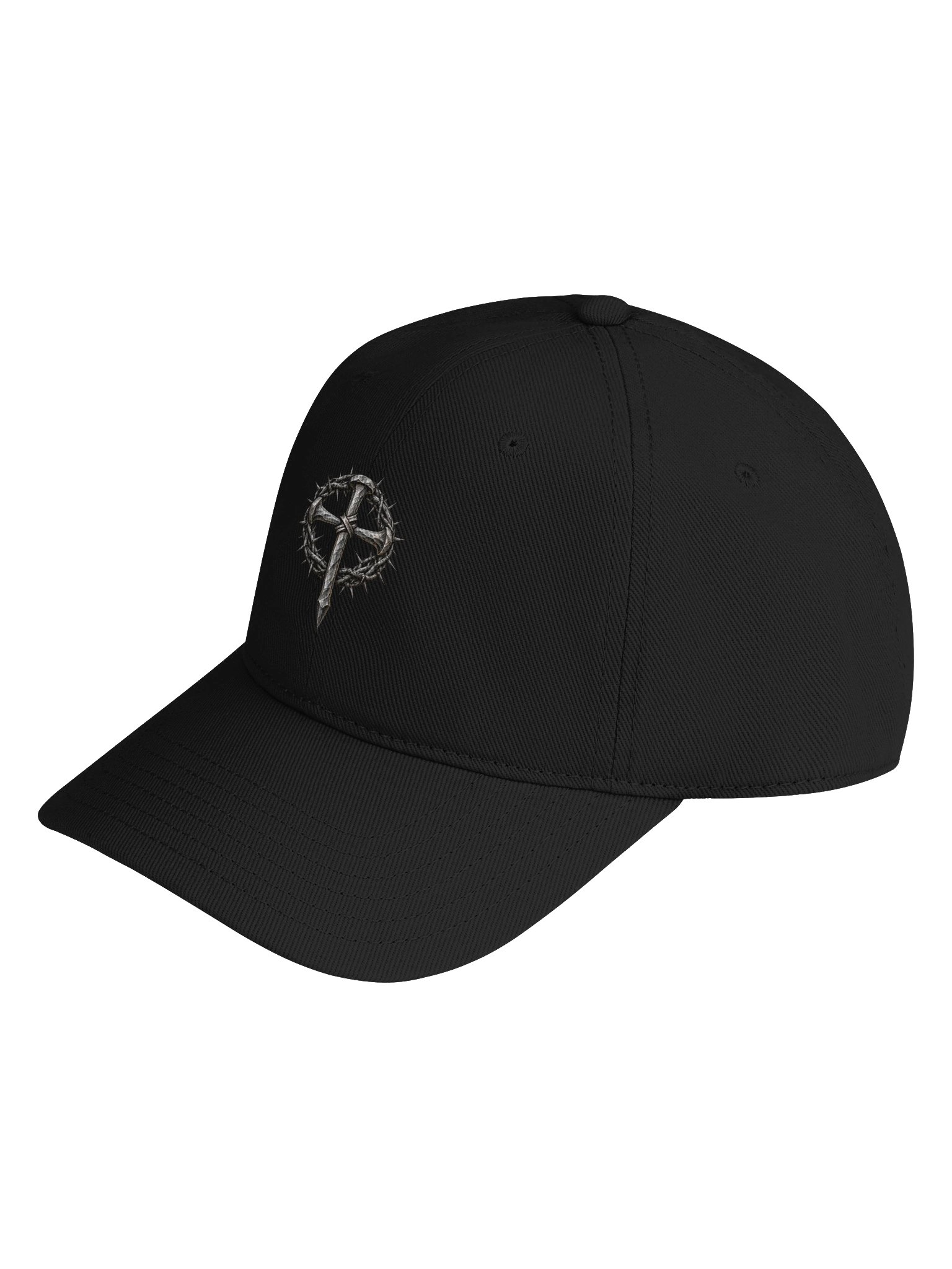 Forged in Faith Christian Hat – Three Nails Cross & Crown of Thorns Cap product image (4)