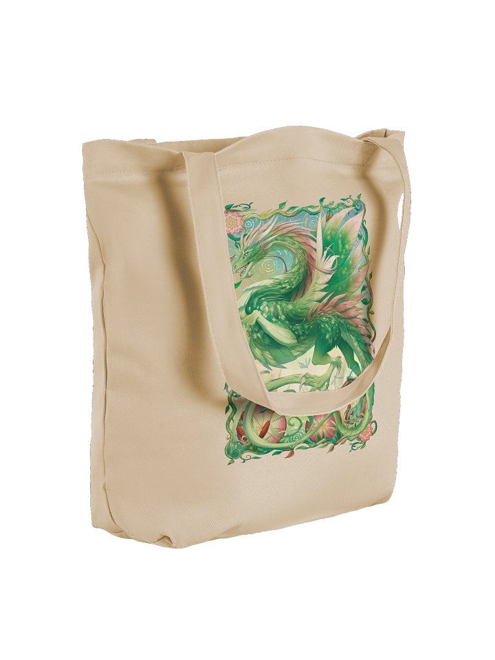 Pond Dragon Organic Cotton Tote Bag product image (1)