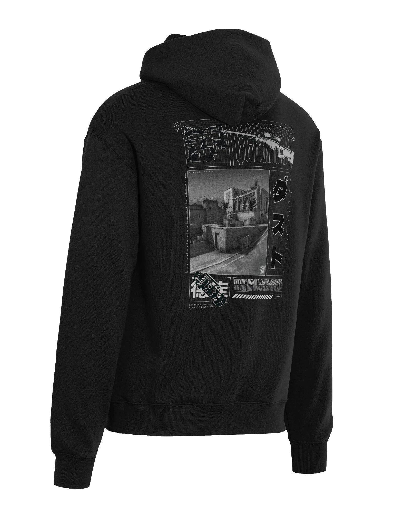 QCK x Dust 2 Hoodie - Black product image (6)