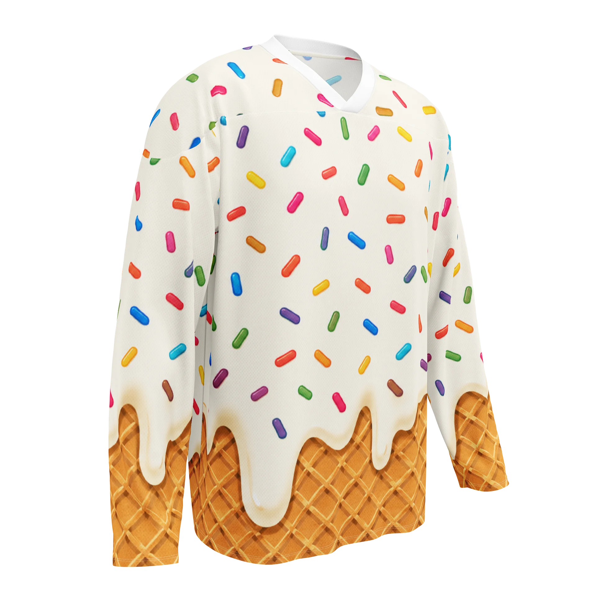 Ice Cream Drip Alumni Custom Hockey Jersey product image (1)