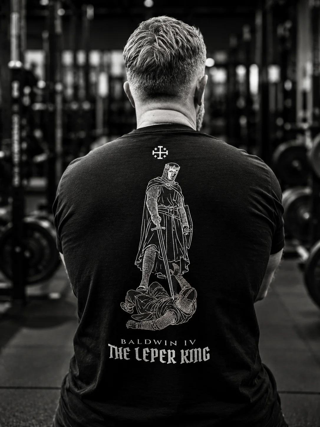 Baldwin IV — The Leper King Heavyweight Tee product image (2)