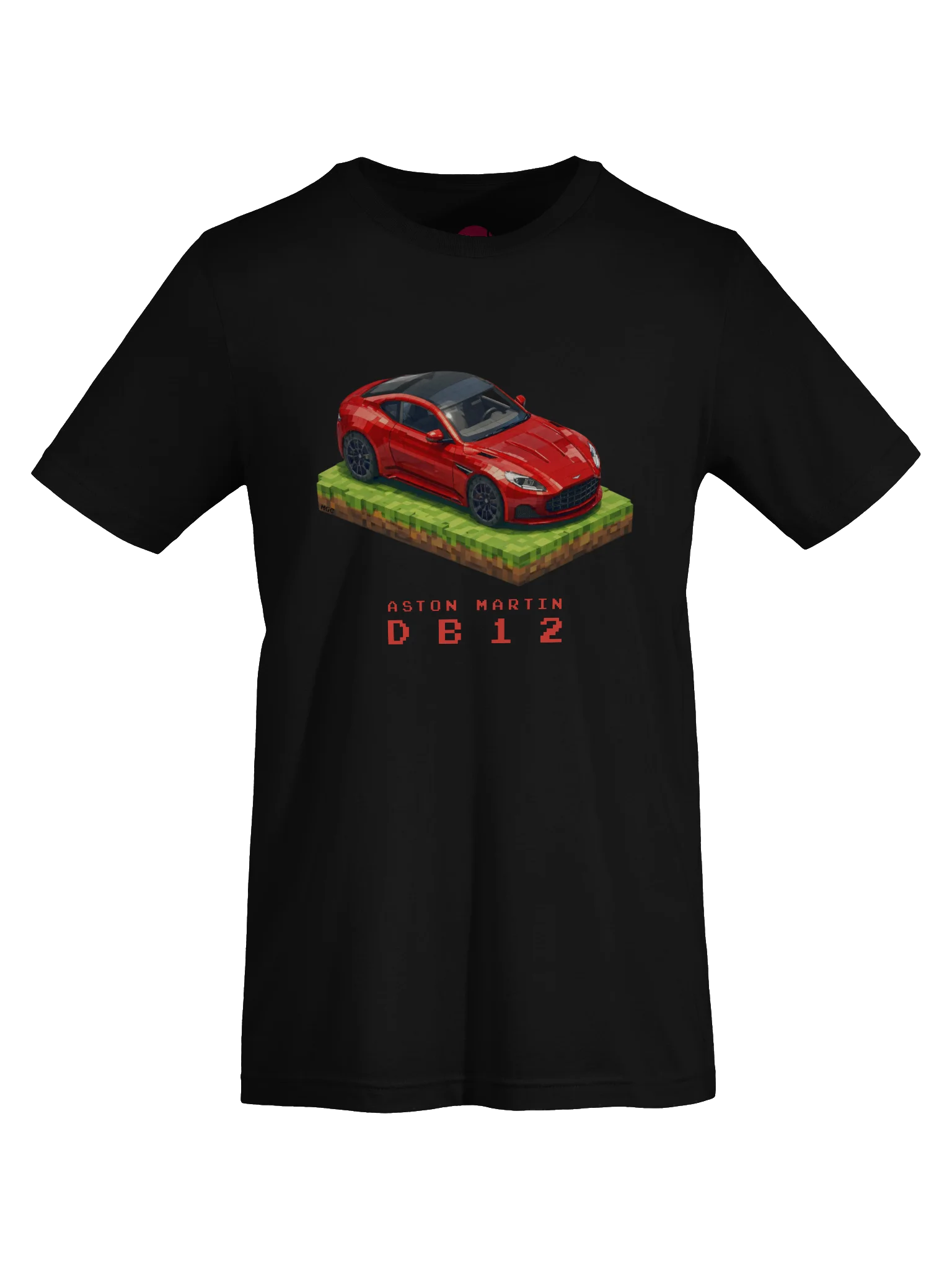 Orange Aston Martin DB12 Shirt (Pixel, Retro, Minecraft) product image (57)