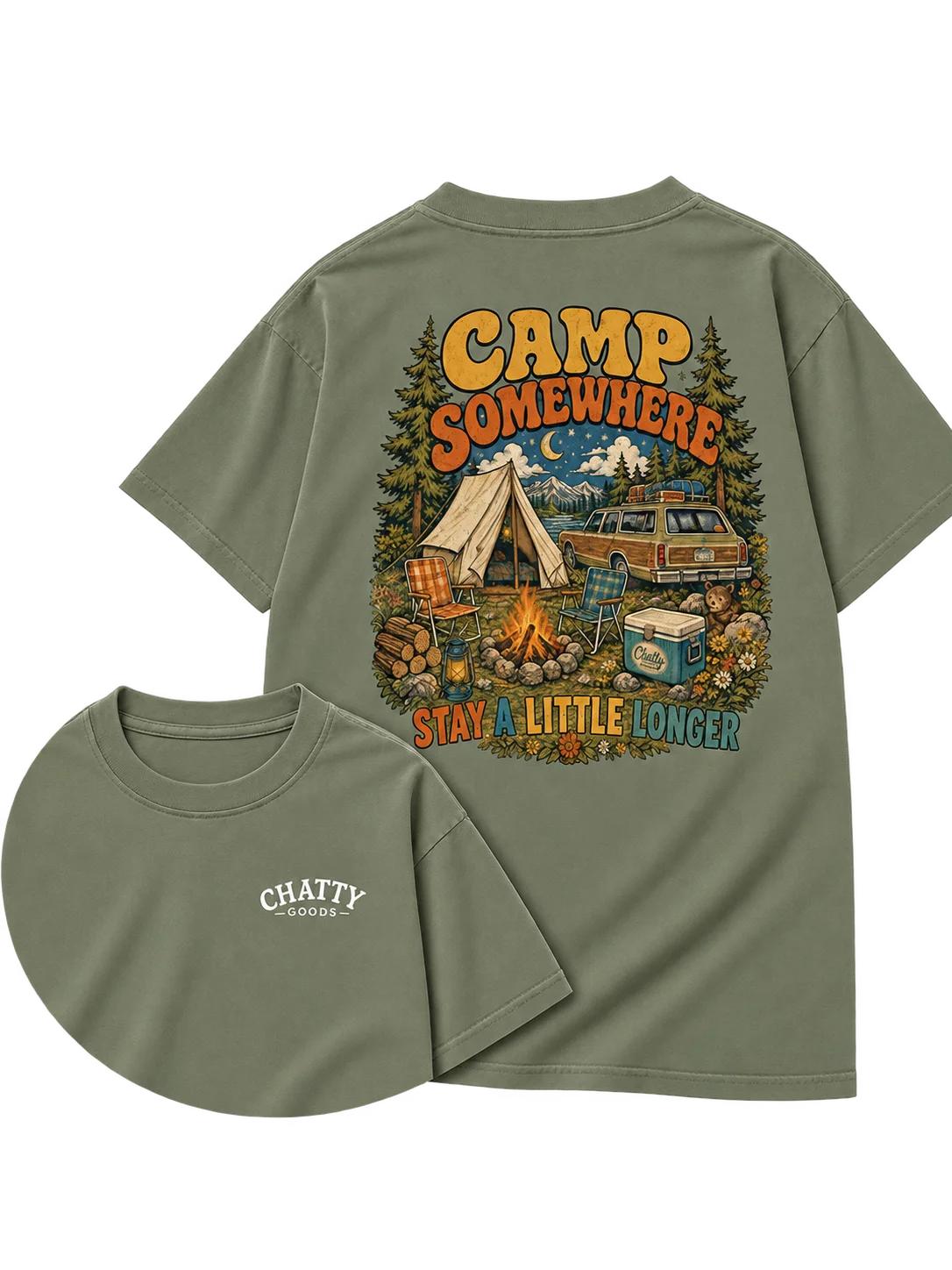 Camp Somewhere Tee | Americana Collection product image (1)