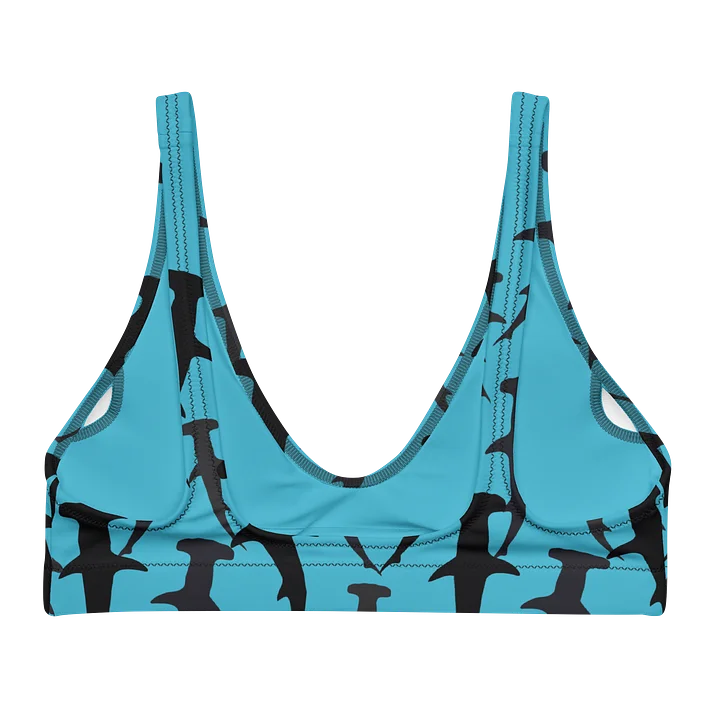Hammerhead Sharks - Clear Ocean - Recycled Polyester - Padded Bikini Top product image (2)