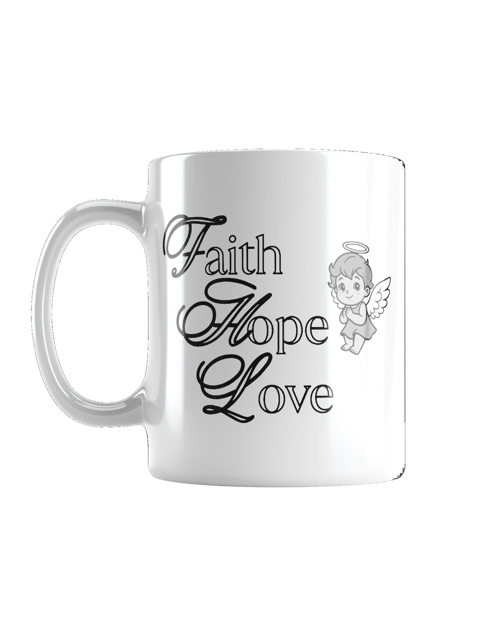 Faith Hope And Love Inspirational Mug product image (2)