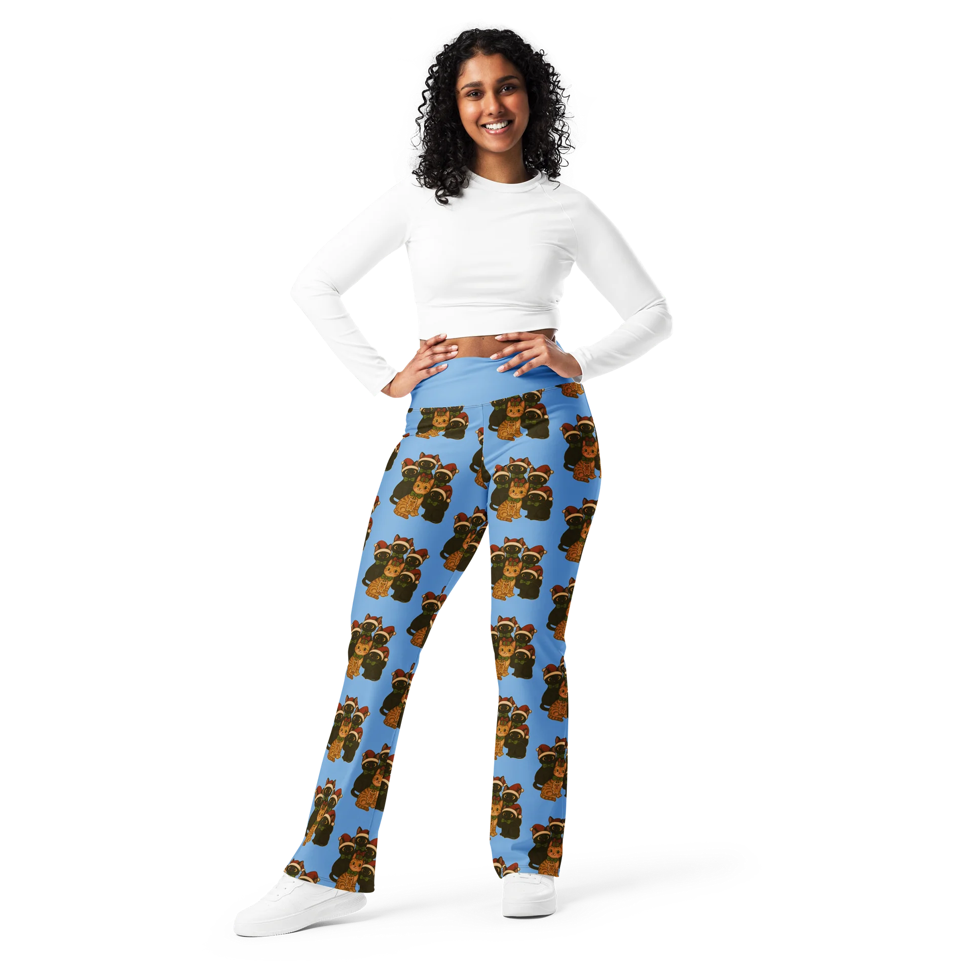 cat brigade winter Flare Leggings product image (10)