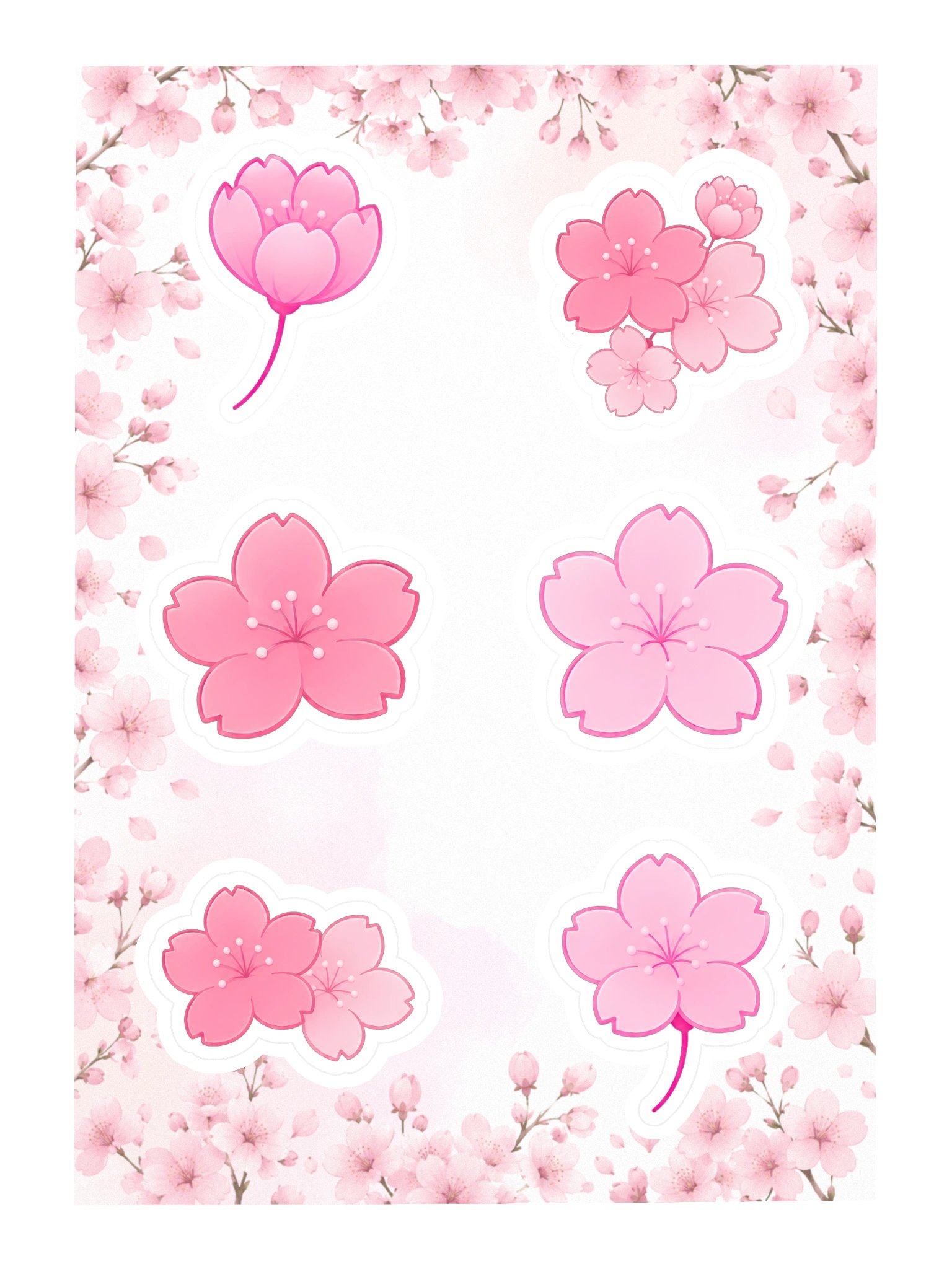 Falling Petals Sticker Collection product image (3)