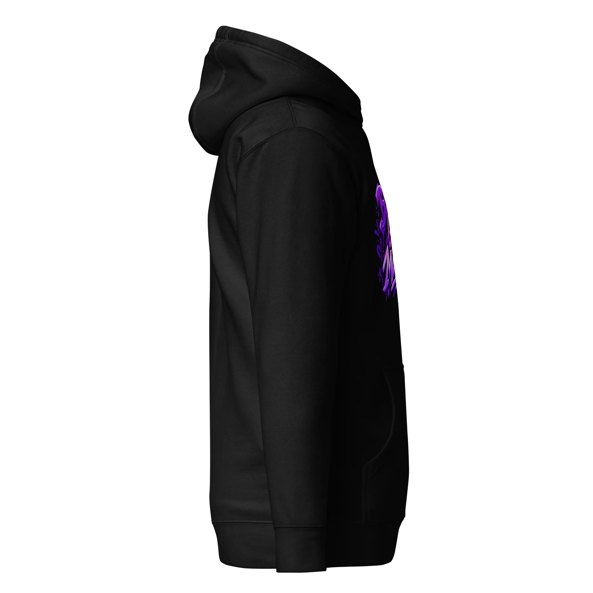HERitage Black Girl Magic Hoodie In Purple product image (5)