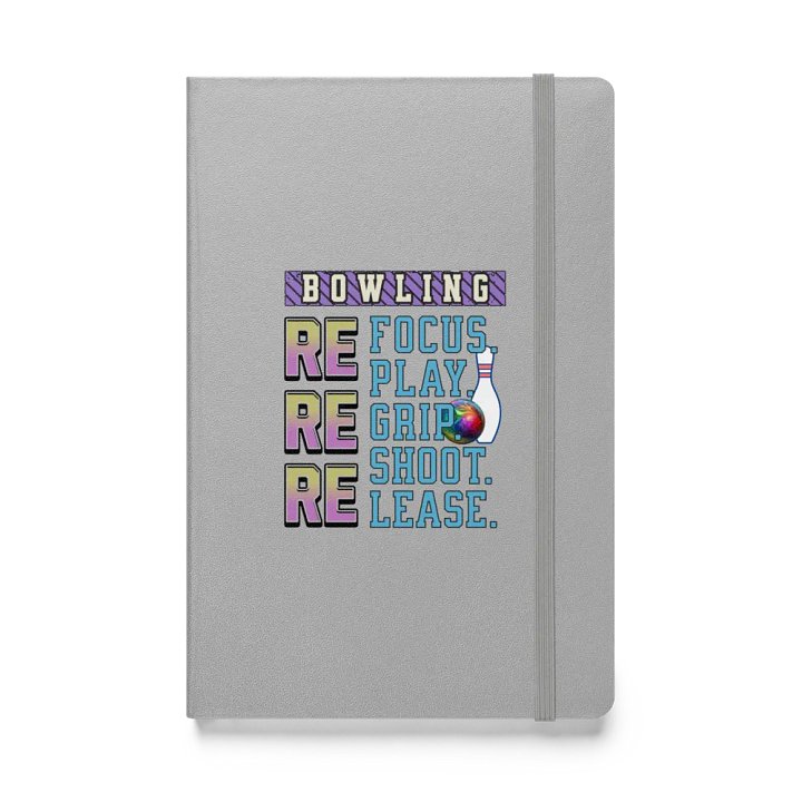 Reuse Bowling Focus Hardcover Notebook product image (1)