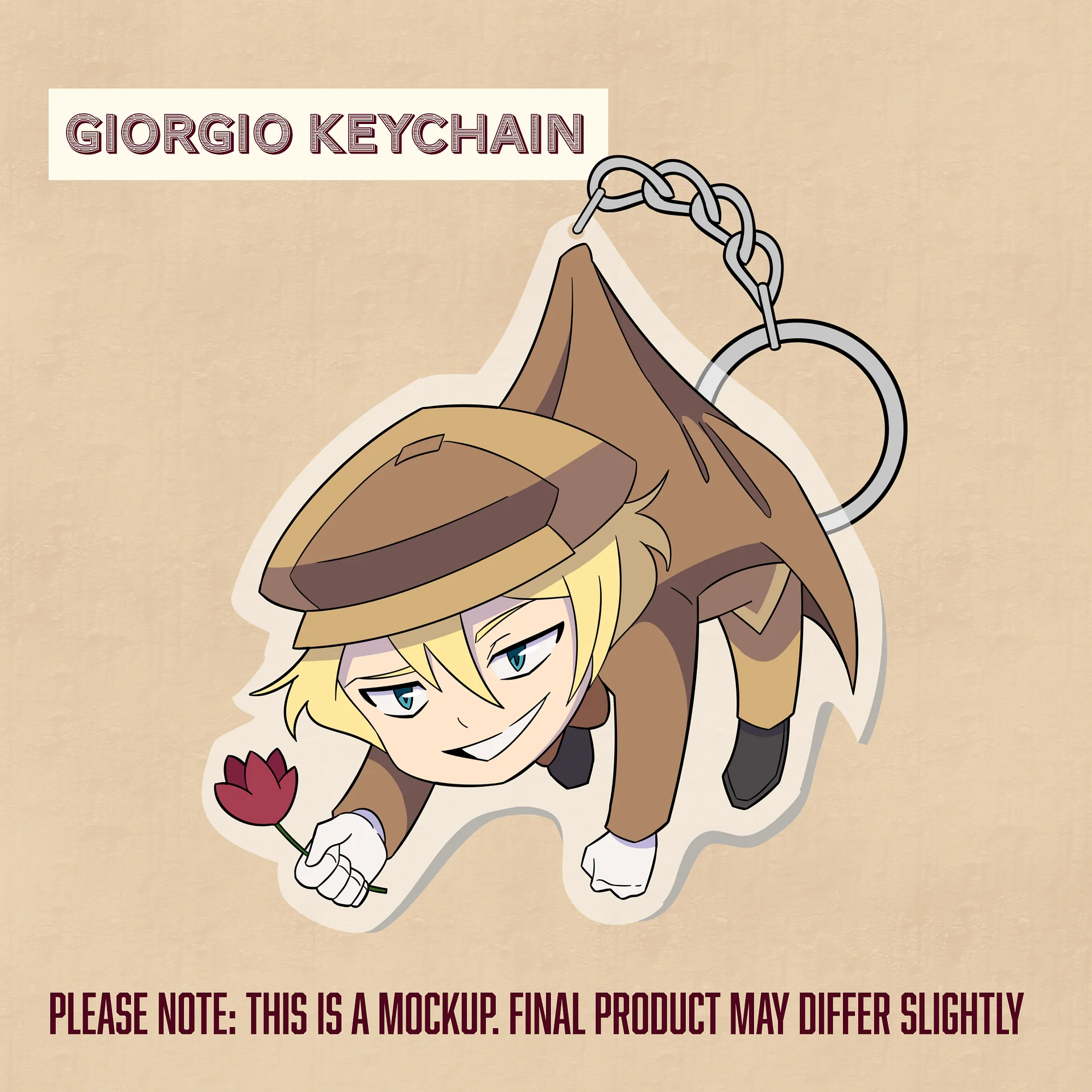 Giorgio Acrylic Keychain (Limited Preorder) product image (1)
