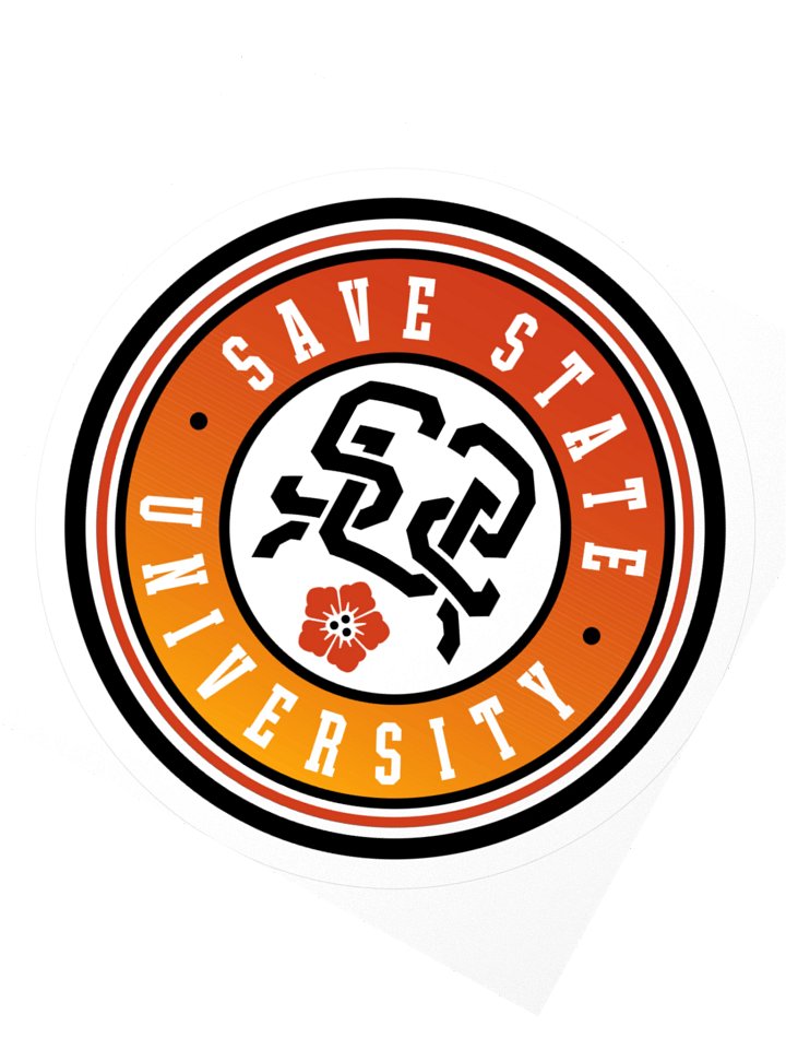 "SSU Emblem" Gradient Sticker product image (2)