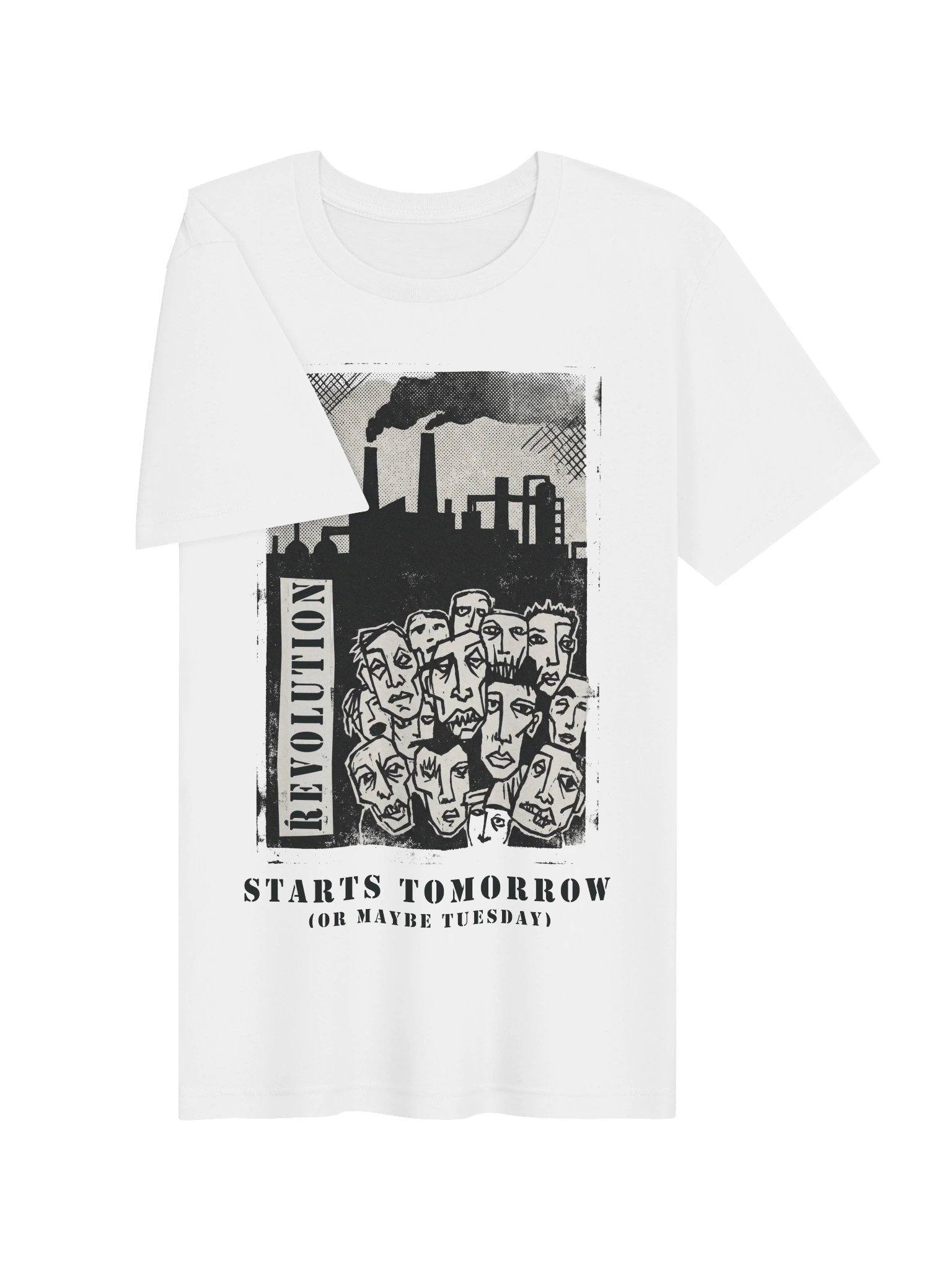 Revolution Starts Tomorrow Graphic Tee product image (2)