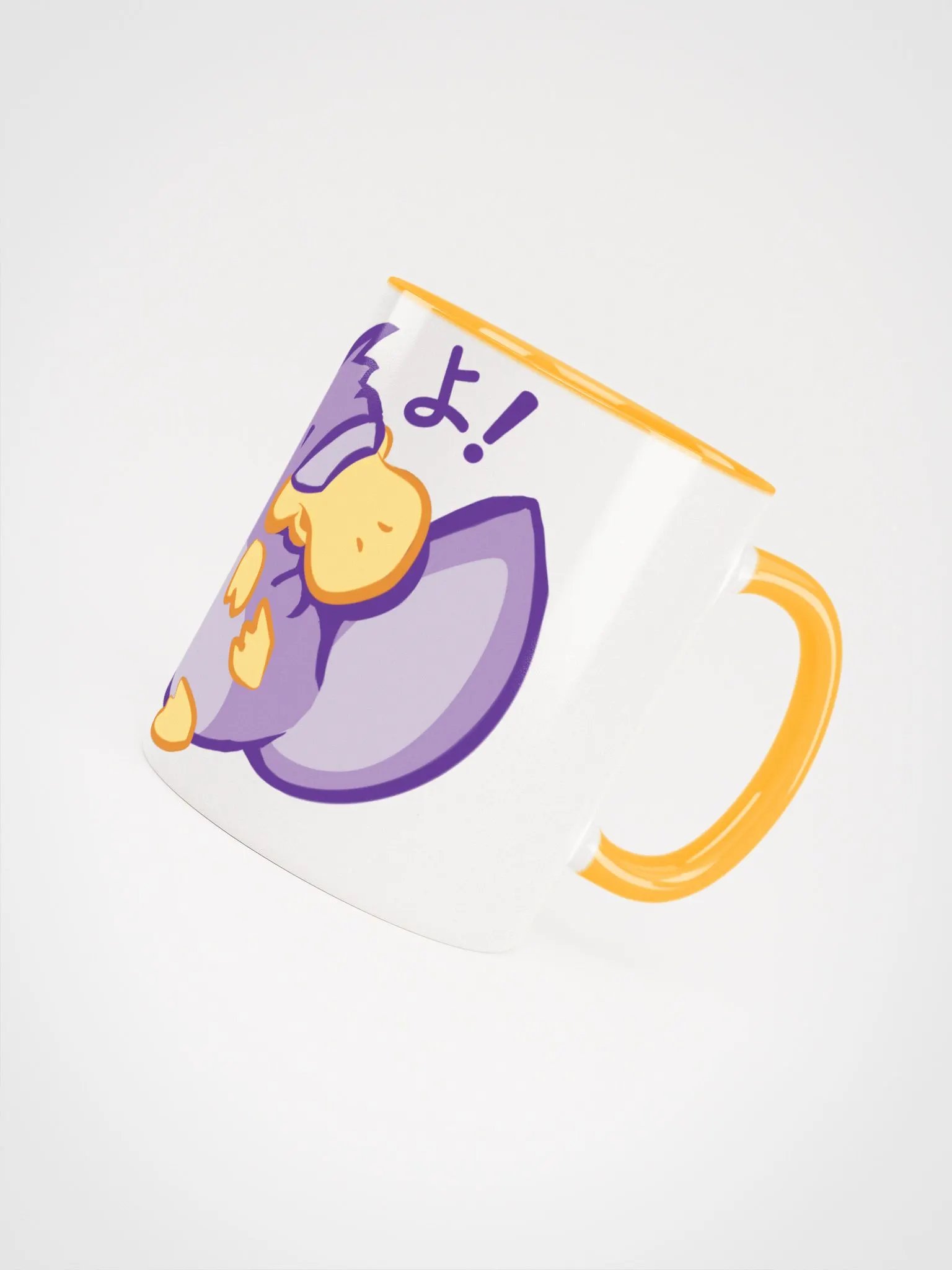 Polyglotypus and Doki Mug! - Yellow Interior product image (4)