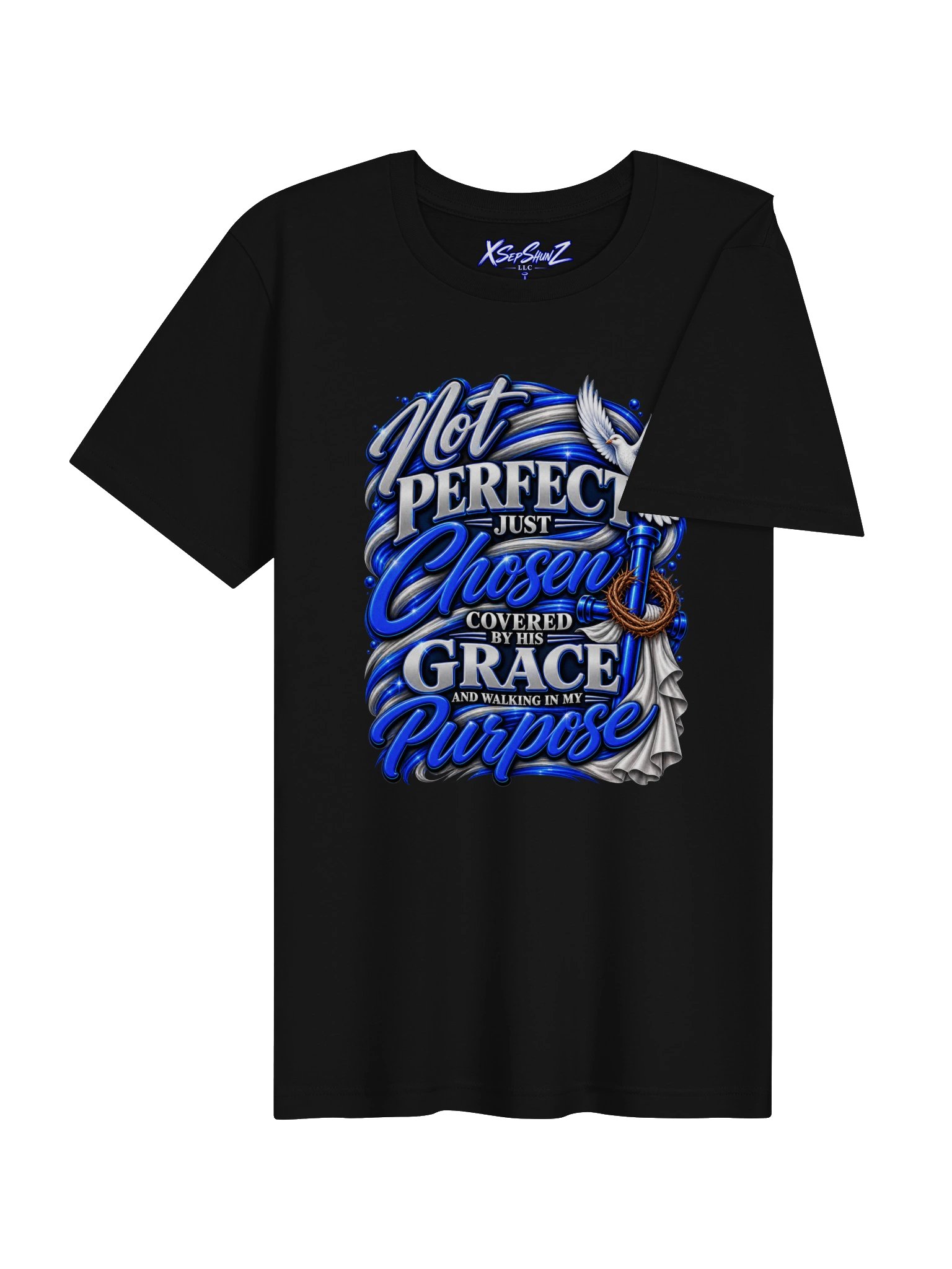 “Not Perfect, Just Chosen” — Women’s Faith Tee product image (4)