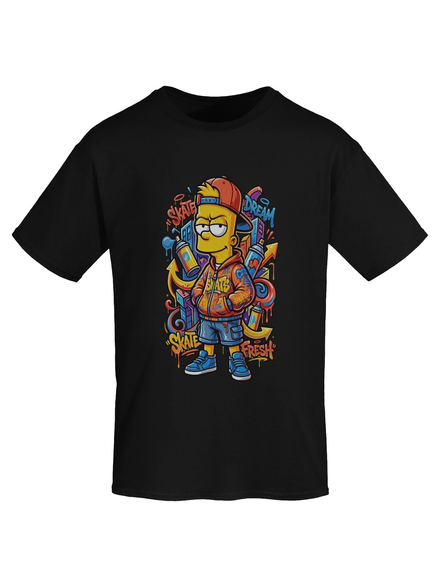 Bart graffiti t-shirt product image (57)