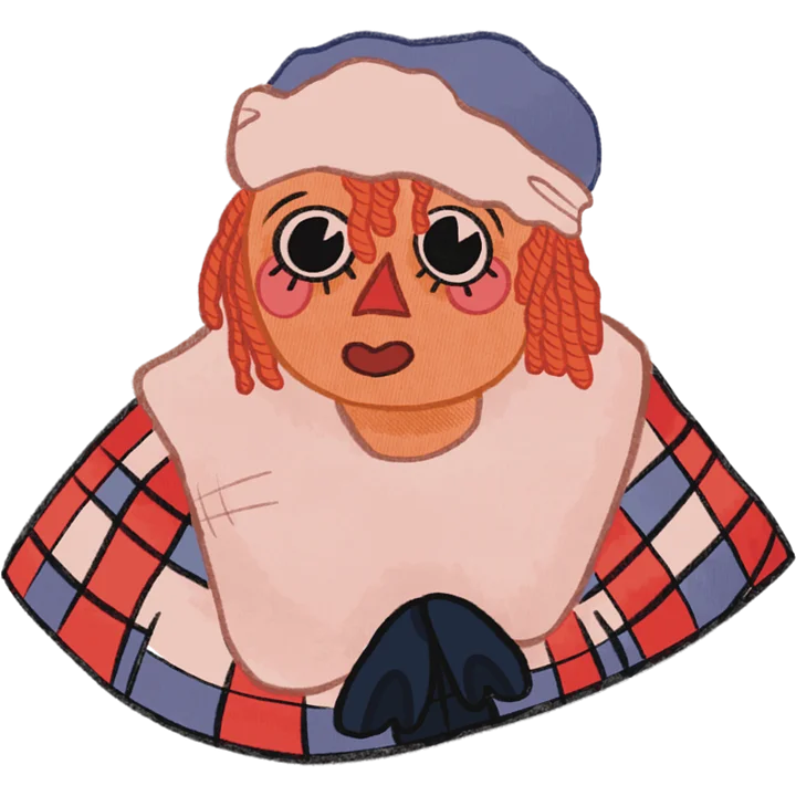 Raggedy Andy Sticker product image (1)