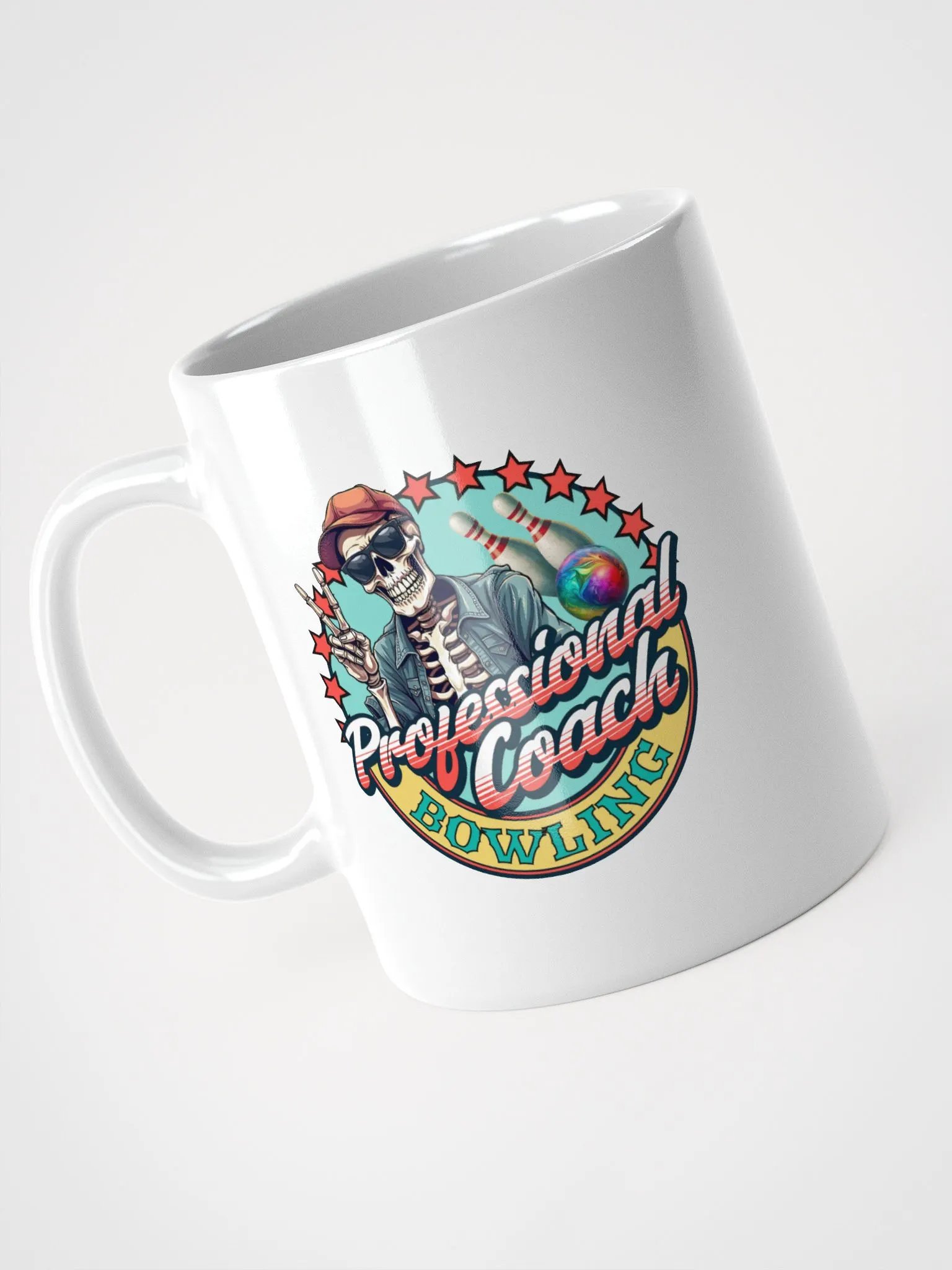 Professional Coach Bowling Skeleton Mug product image (2)