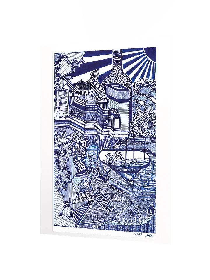 Blue Drink (Poster Print) product image (2)