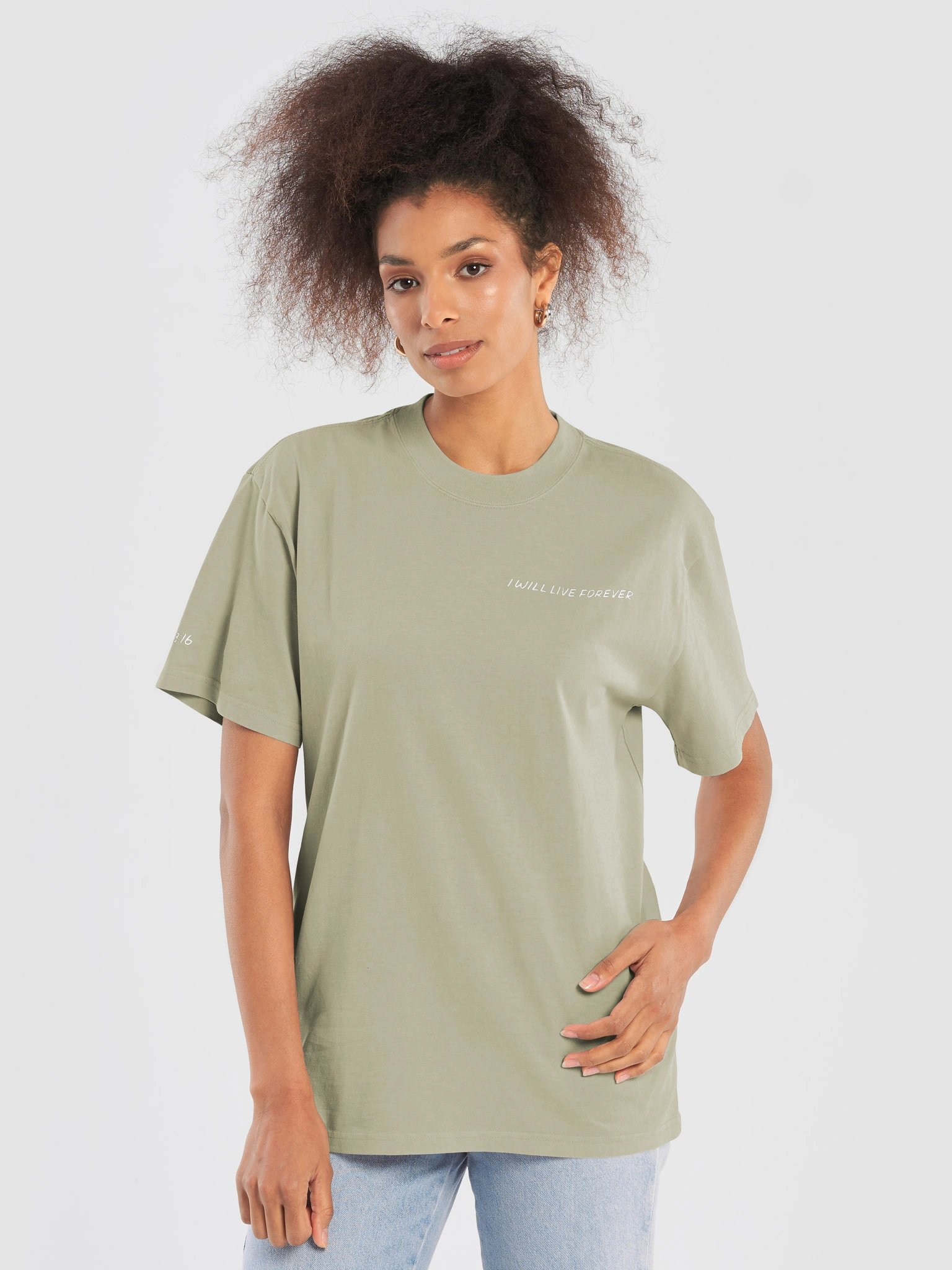 Promises: I WILL LIVE FOREVER - Boxy T product image (21)