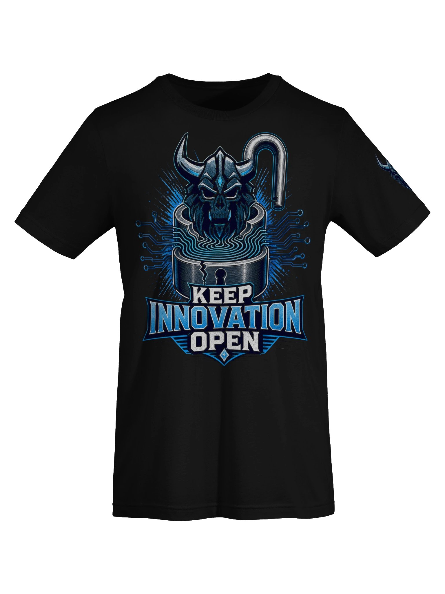 KEEP INNOVATION OPEN — Viking Skull Tee product image (62)