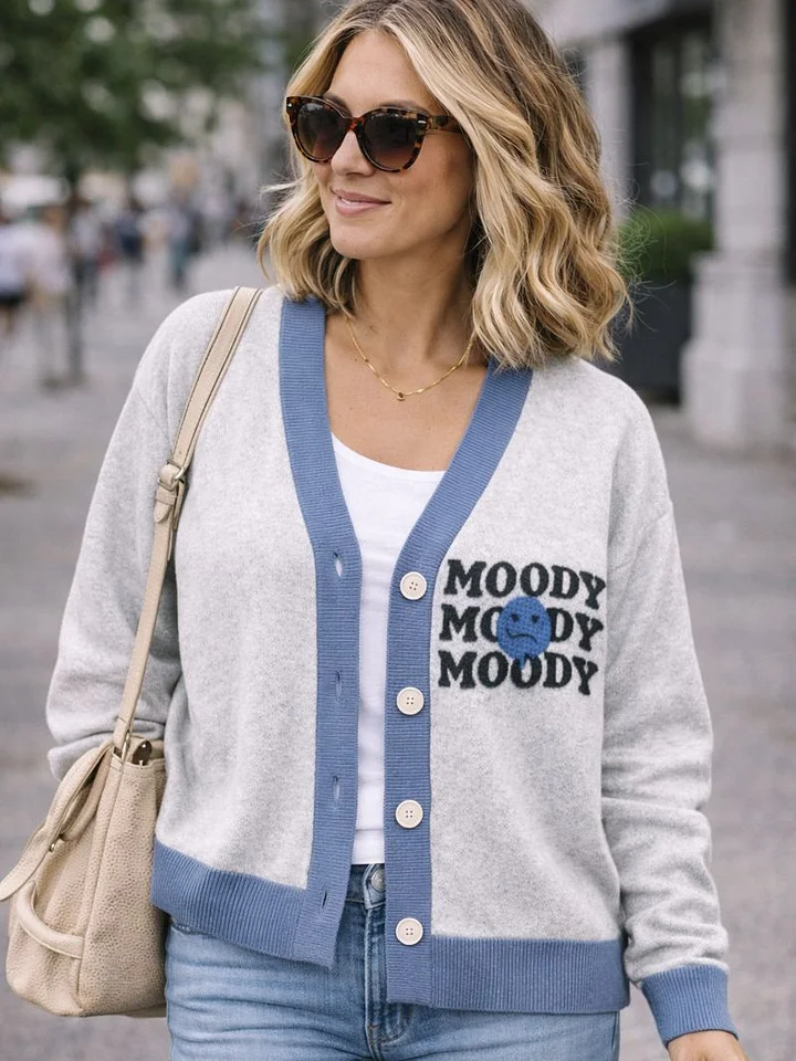 Moody Jacquard Knit Cardigan product image (1)