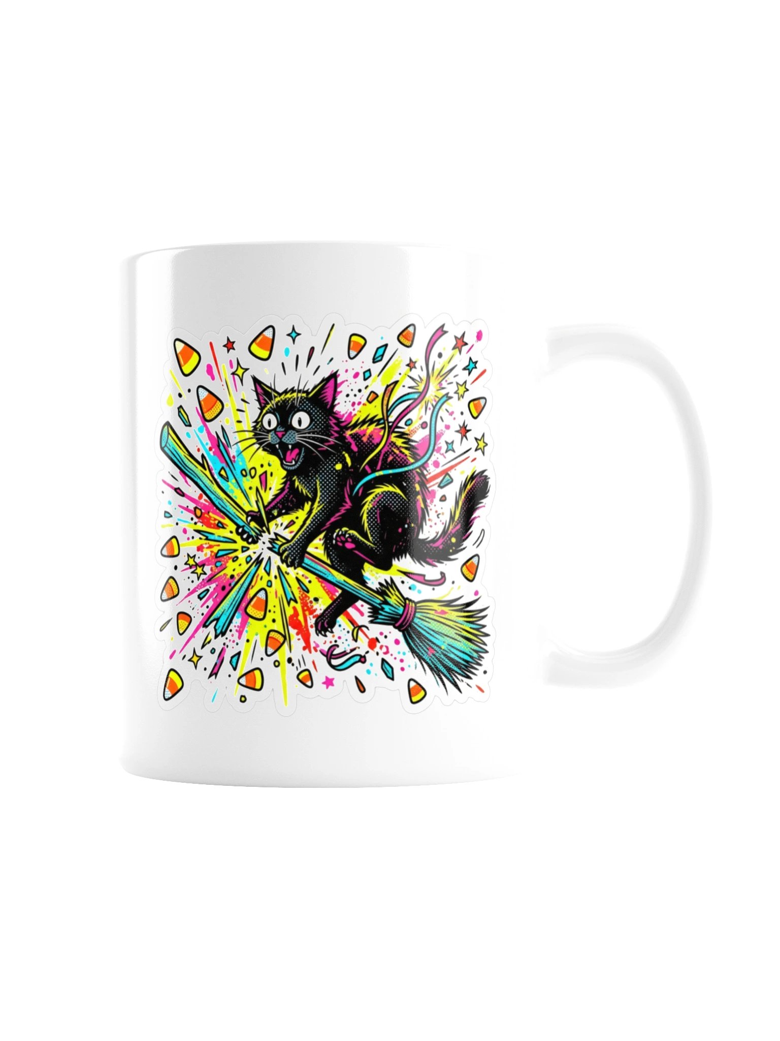 Broom Crash Cat Mug product image (3)