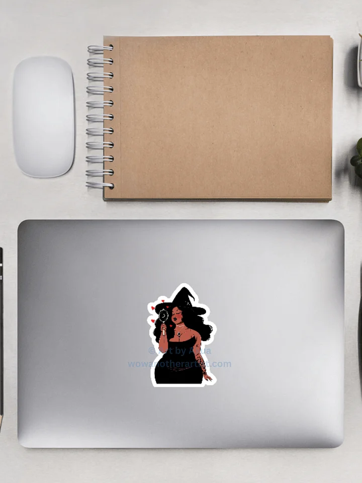 4"x4" inch Self Love Witch Die-Cut Sticker product image (2)