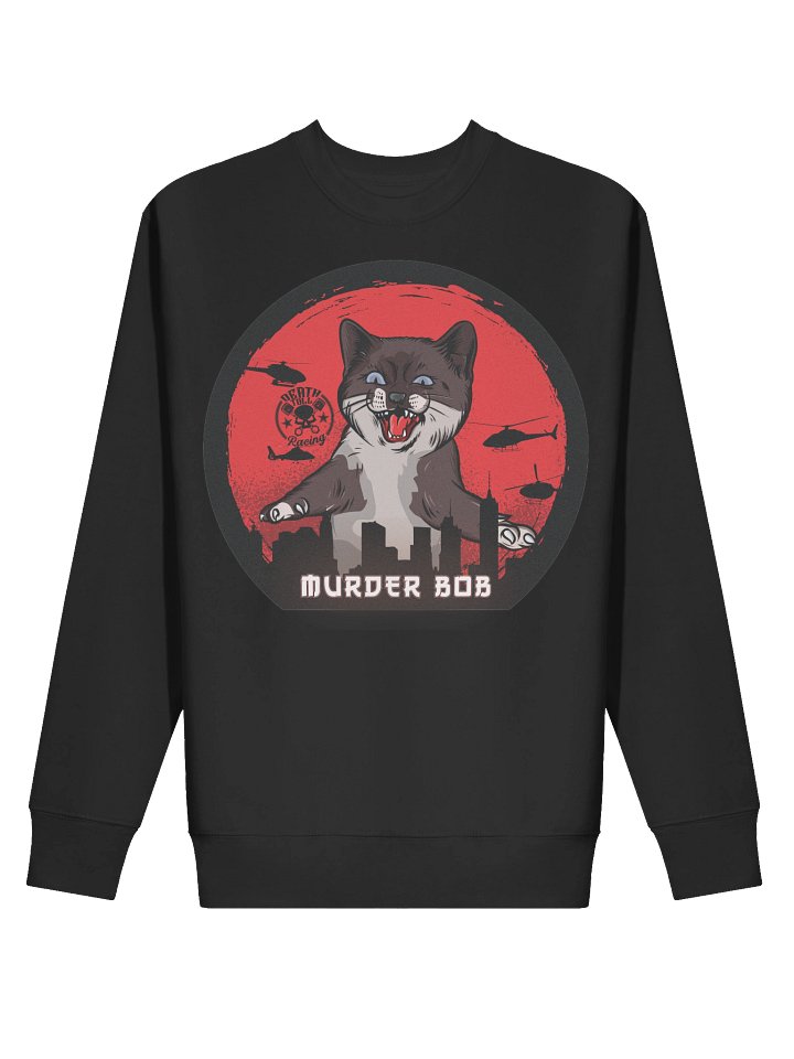 Murder Bob as CatZilla Cityscape Sweatshirt product image (3)