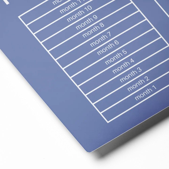 ANNUAL RENT TRACKER (white design 2) product image (2)