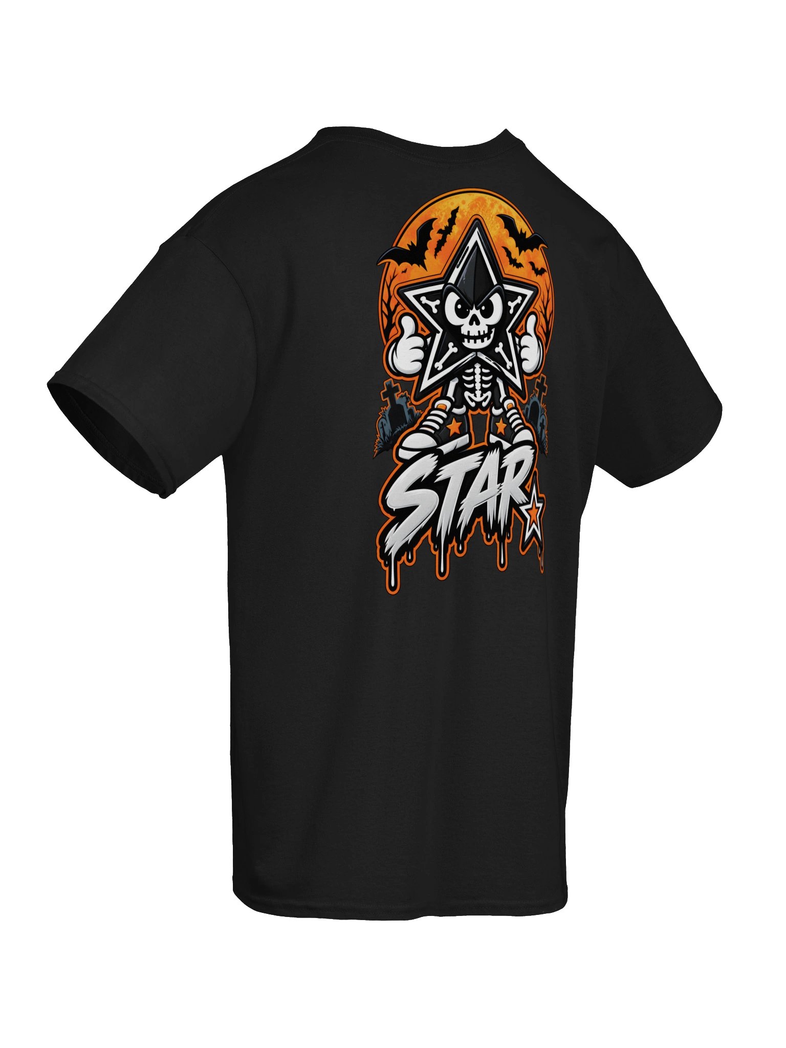 Halloween STAR Skull T-Shirt product image (8)