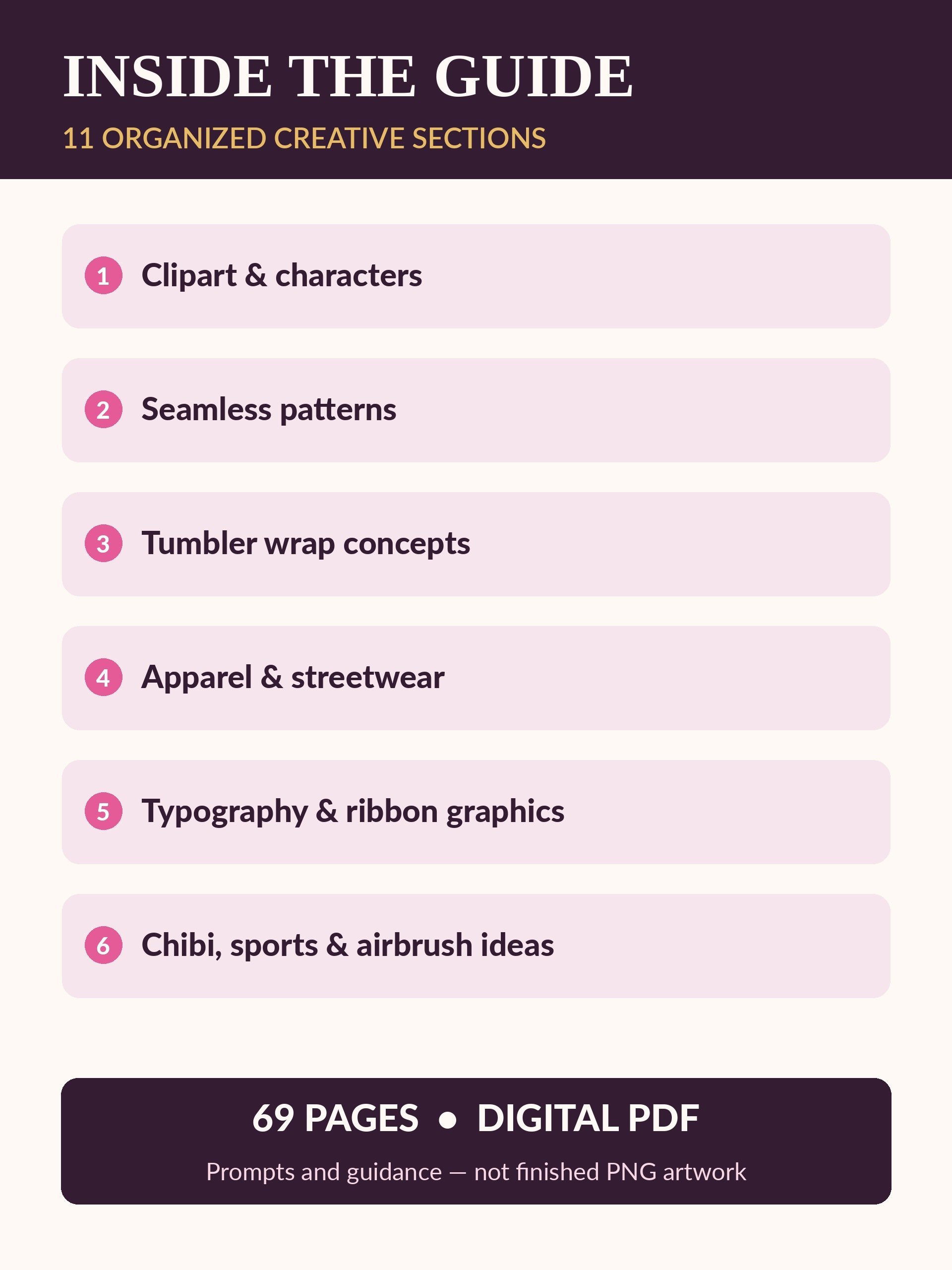 Breast Cancer Awareness AI Art Prompt Guide | 69-Page Digital eBook product image (2)
