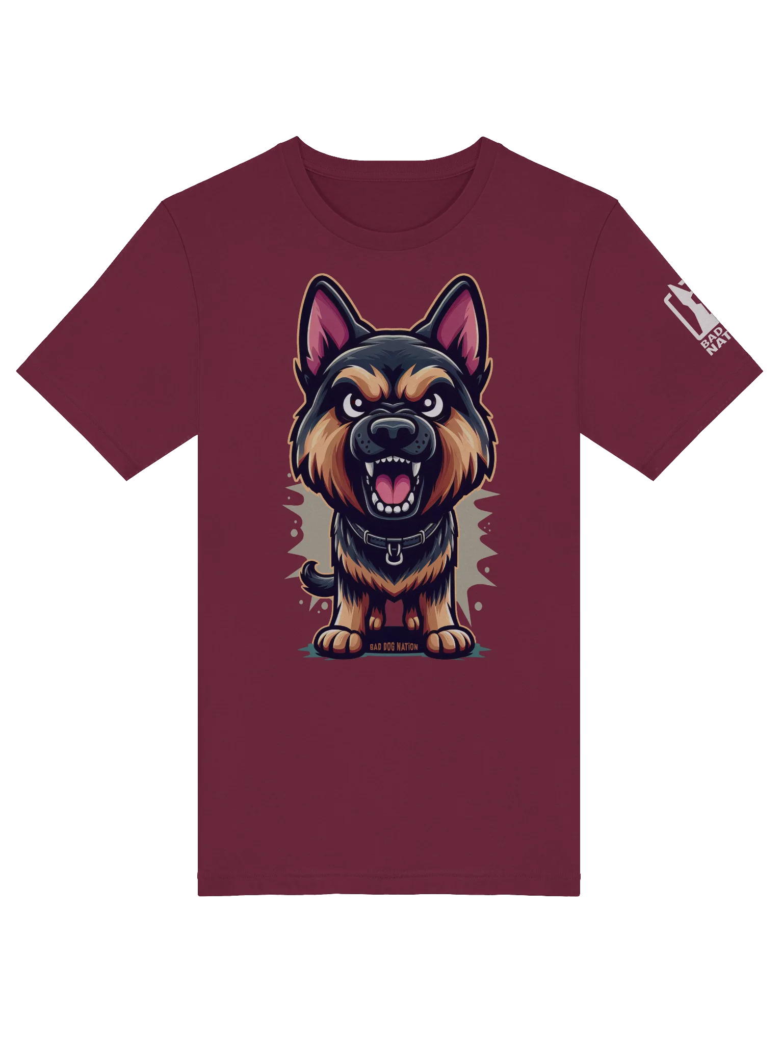 German Shepherd Angry Pup - Premium Unisex T-shirt product image (1)