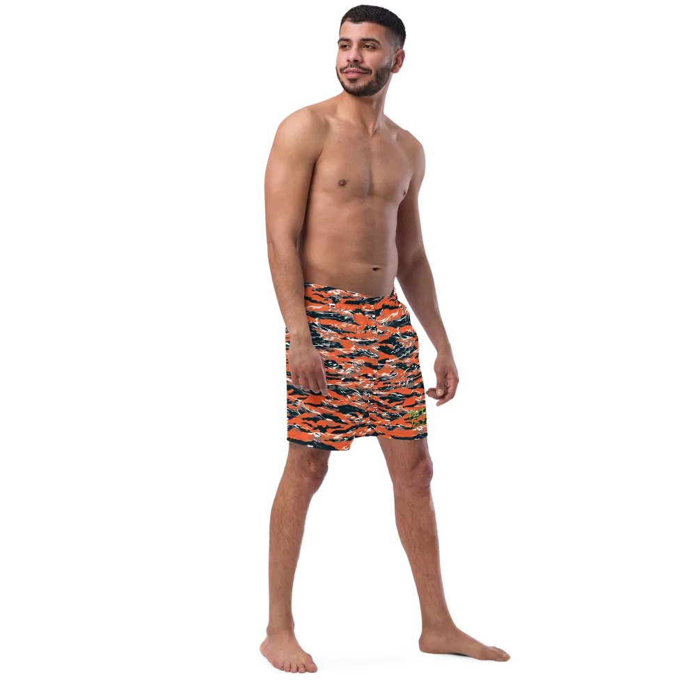 Tiger Camo Swim Trunks product image (5)