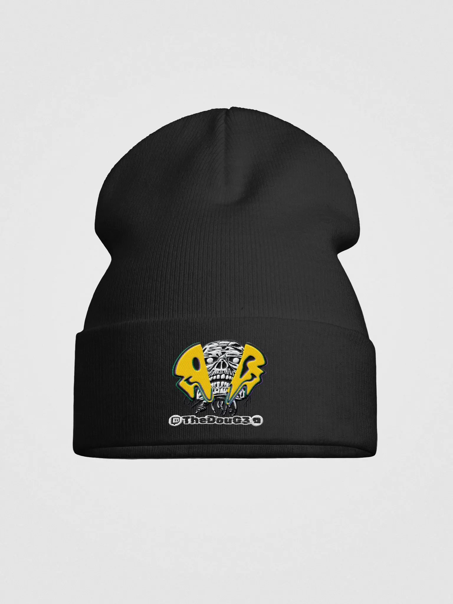 Skull Splatter Knit Beanie product image (1)