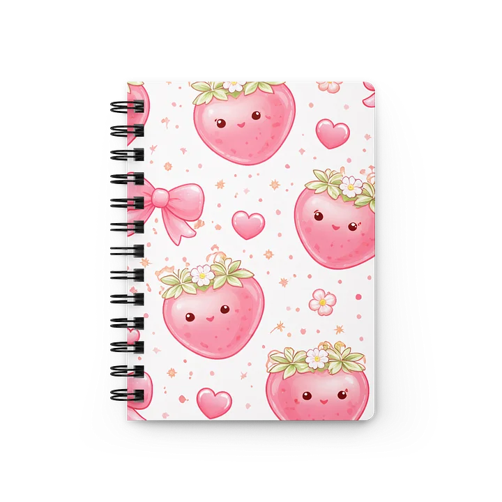 Whimsical Strawberry Dreams Spiral Journal product image (1)