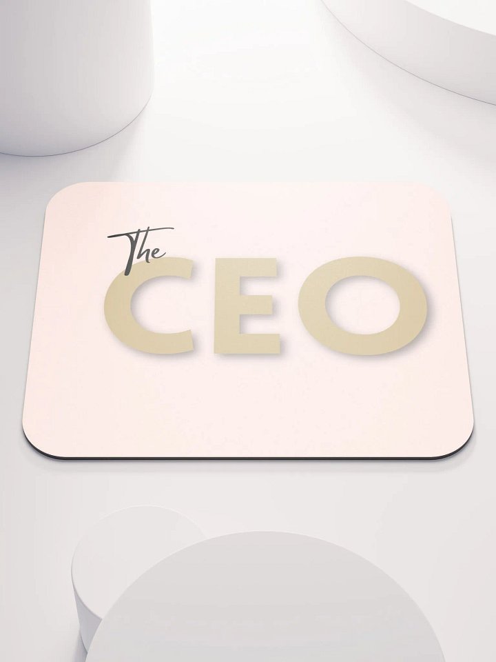 The CEO Mouse Pad - Blush product image (1)