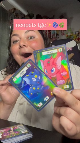 NEOPETS TRADING CARDS?? Thank you so much @upperdeckent and @neopetsofficialaccount ✨ for all the goodies:)! Look at how cute...