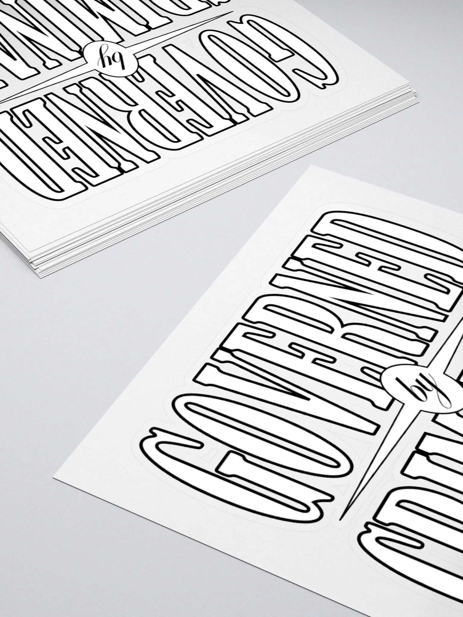 Governed By Criminals - Kiss Cut Stickers product image (4)