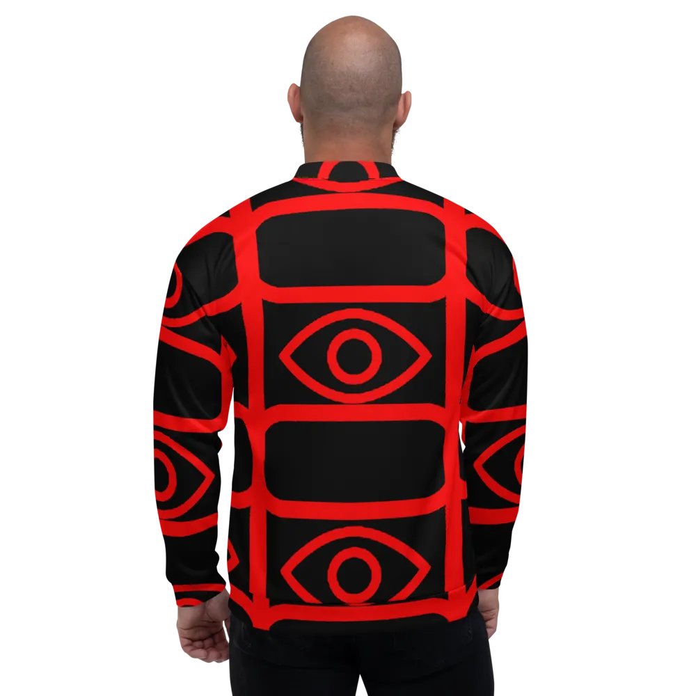 EyeSeeThru Logo Pattern Bomber Jacket product image (2)
