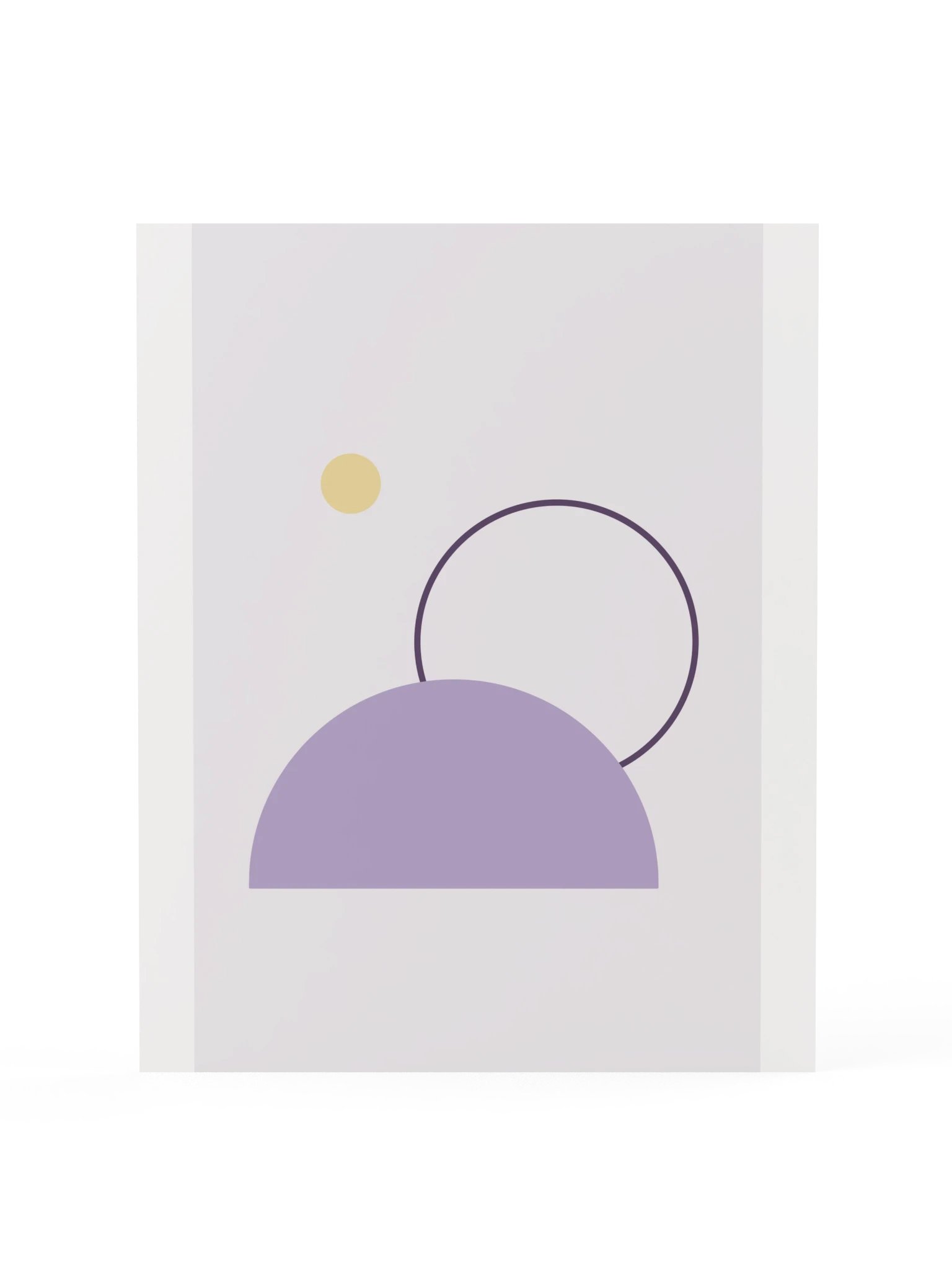 Lavender Moon Print | Abstract Bathroom Wall Art product image (3)