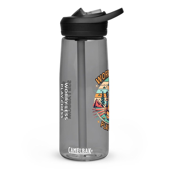 WORRY LESS PLAY CHESS - Sports Water Bottle product image (1)