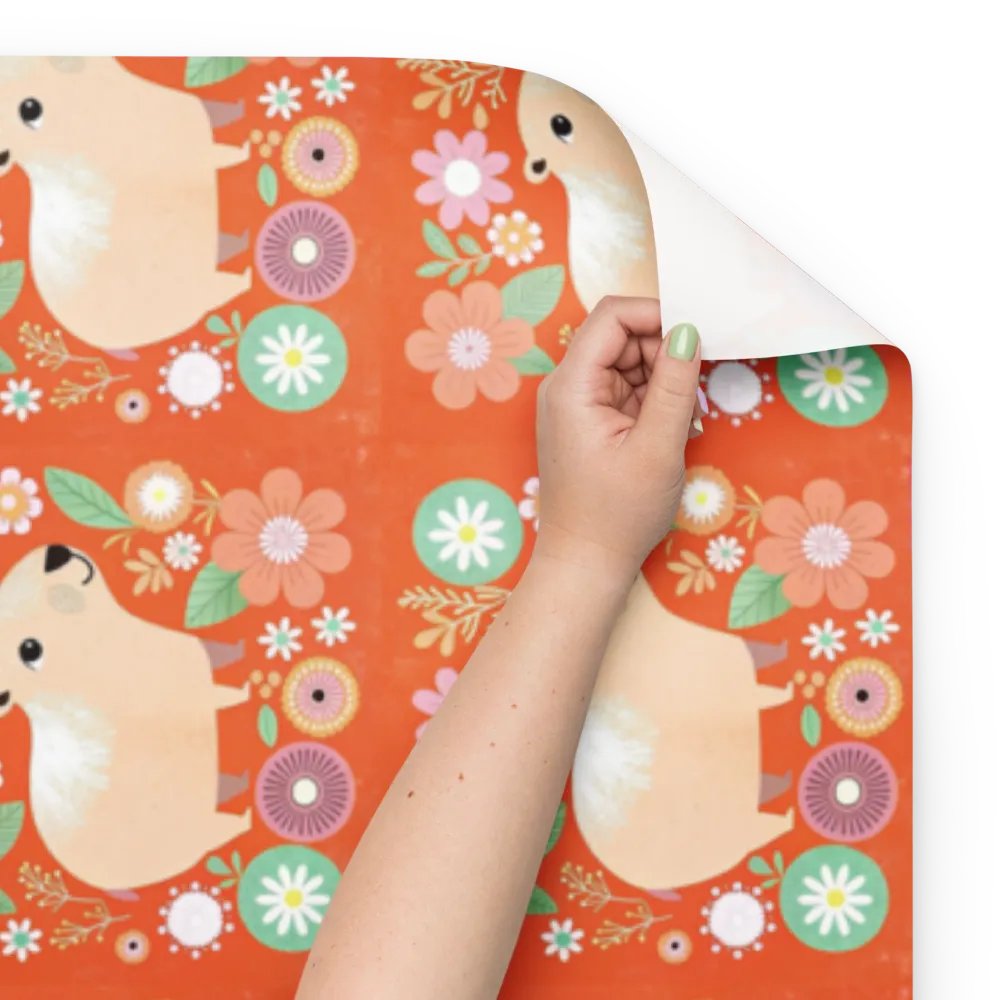 Cute Capybara Wrapping Paper product image (9)