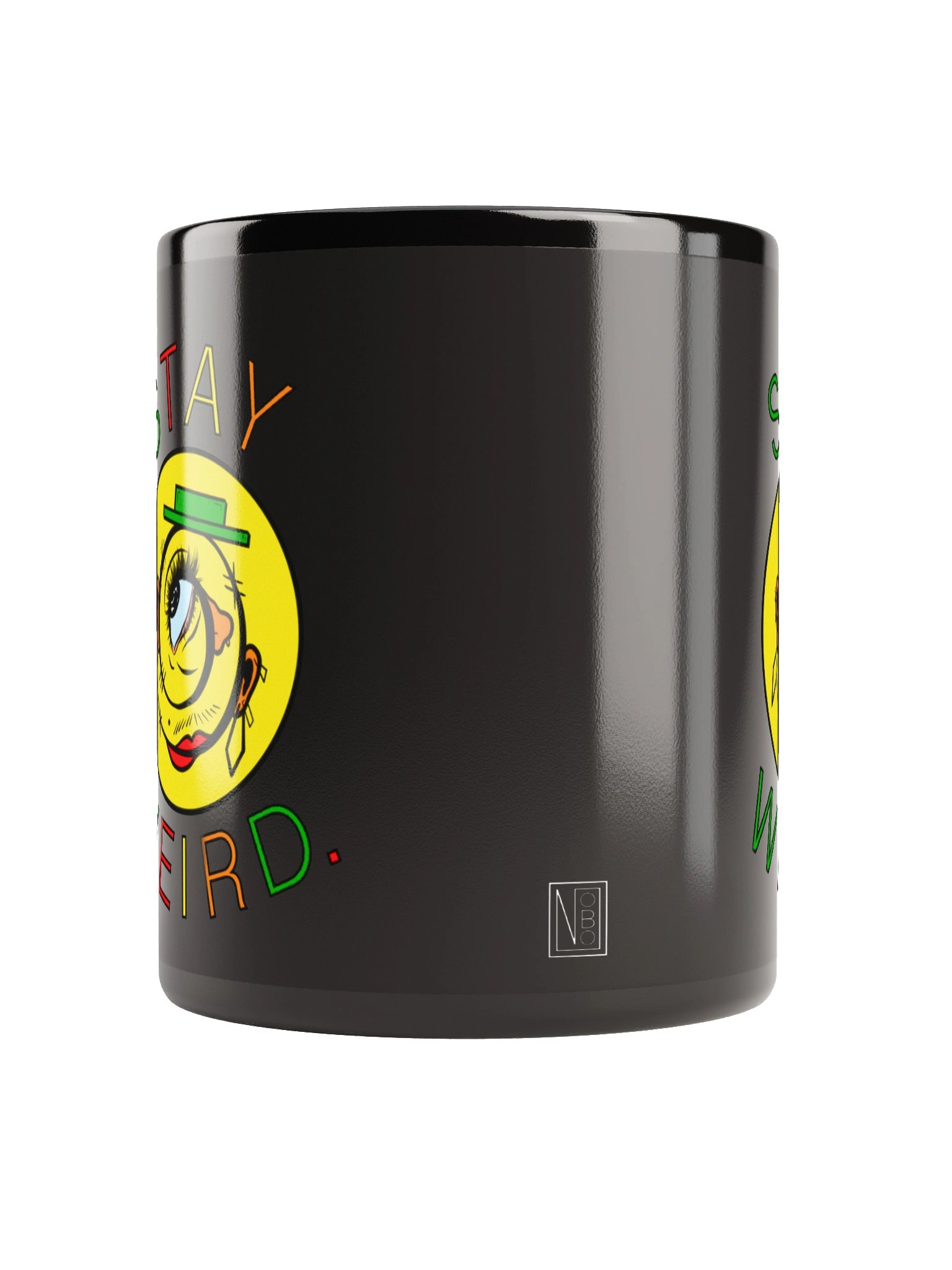 Stay Weird Black Mug product image (10)