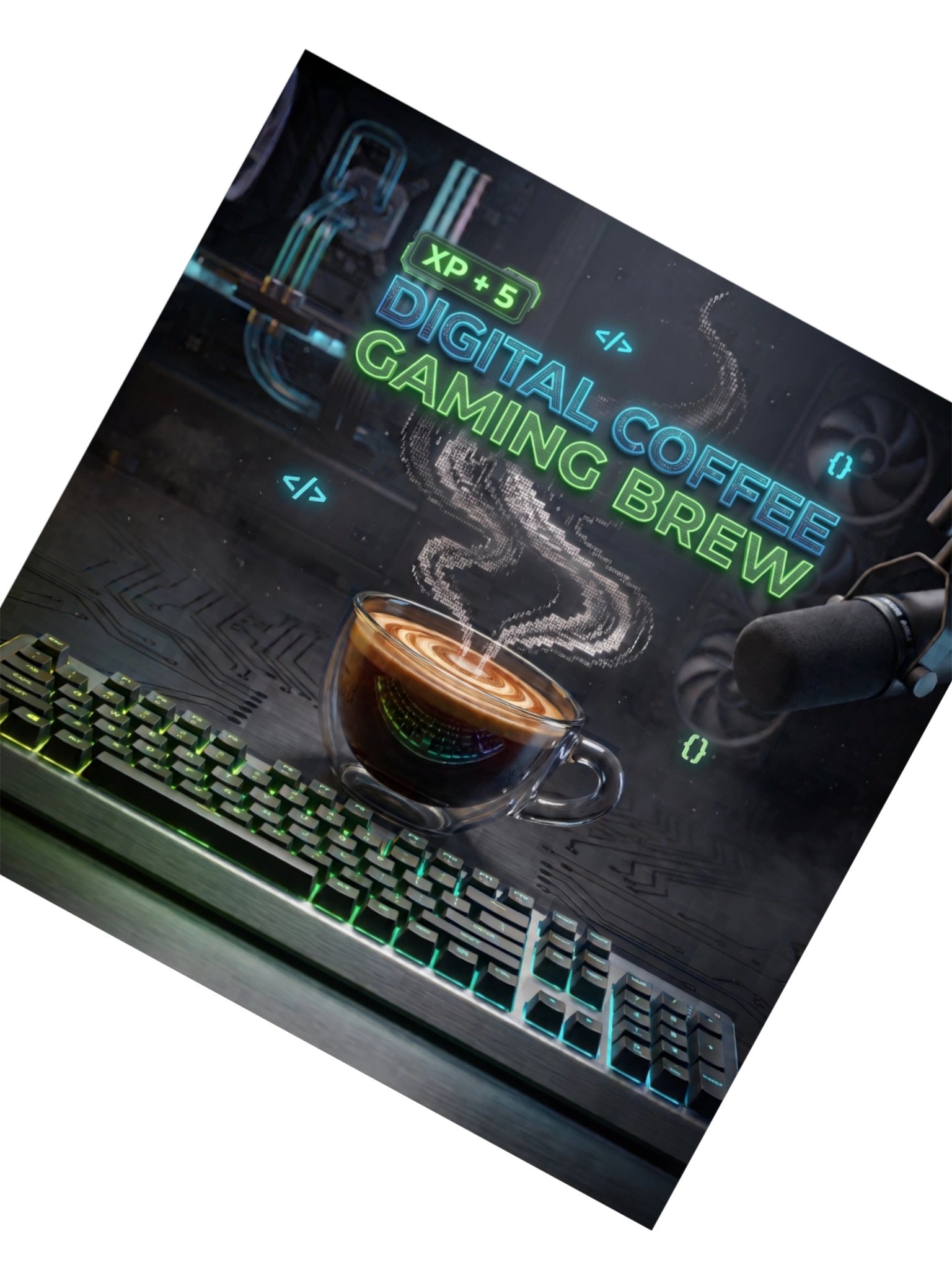 Digital Coffee: Gaming Brew Stickers product image (2)