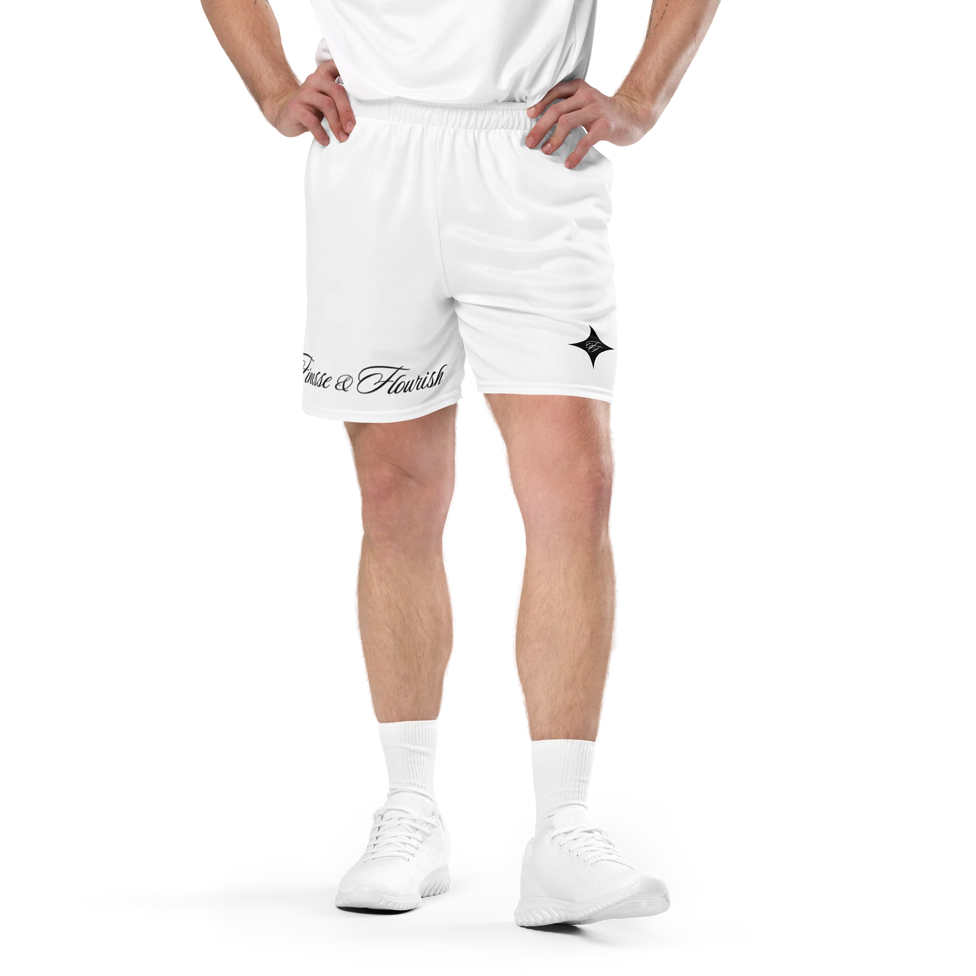 F&F Script Mesh Shorts product image (1)
