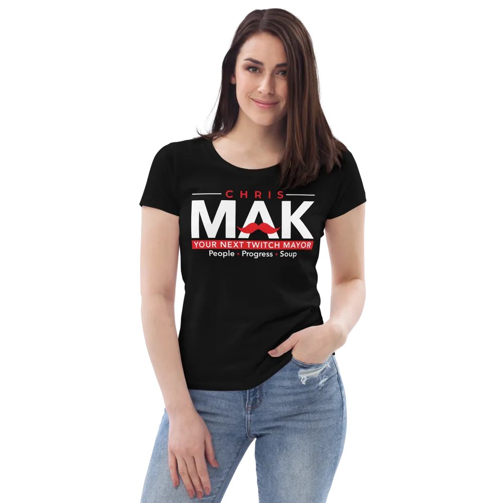 CHRIS MAK MAYOR WOMENS Black T product image (1)