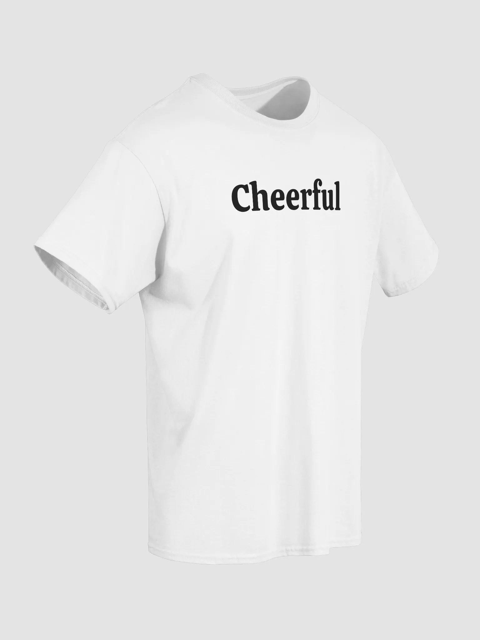 "Cheerful” My Vibe Cotton T-Shirt product image (2)