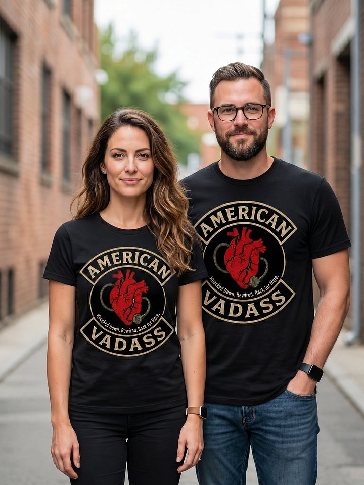 "AMERICAN VADASS - Knocked Down " T-Shirt — Unisex product image (1)