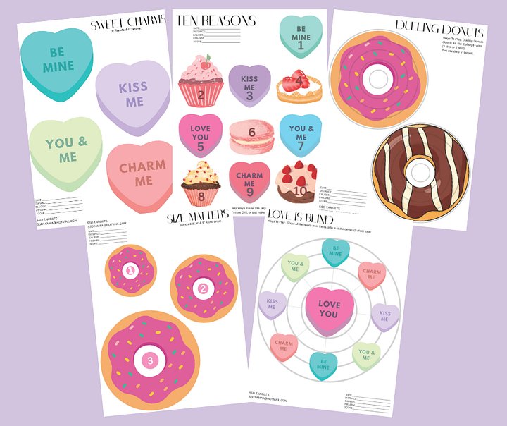Valentine Target Bundle (Printable Download) product image (2)