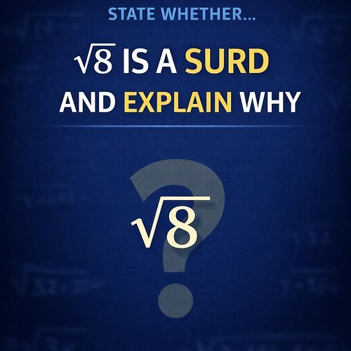 Don’t just guess 👀

Is √8 a surd?

👇 Comment YES or NO
Then explain why in one sentence.

(If you can’t explain it, you don’t...